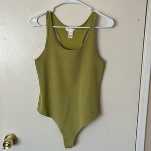 Lime Green tank body suit